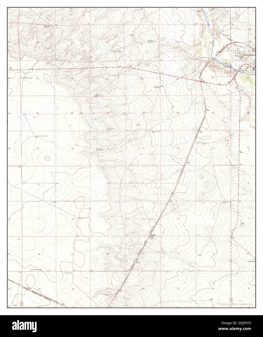 Fort sumner new mexico map hires stock photography and images Alamy