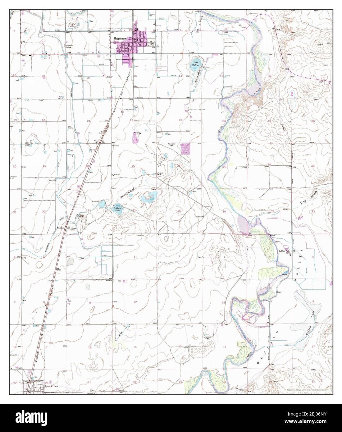 Hagerman new mexico map Cut Out Stock Images & Pictures Alamy