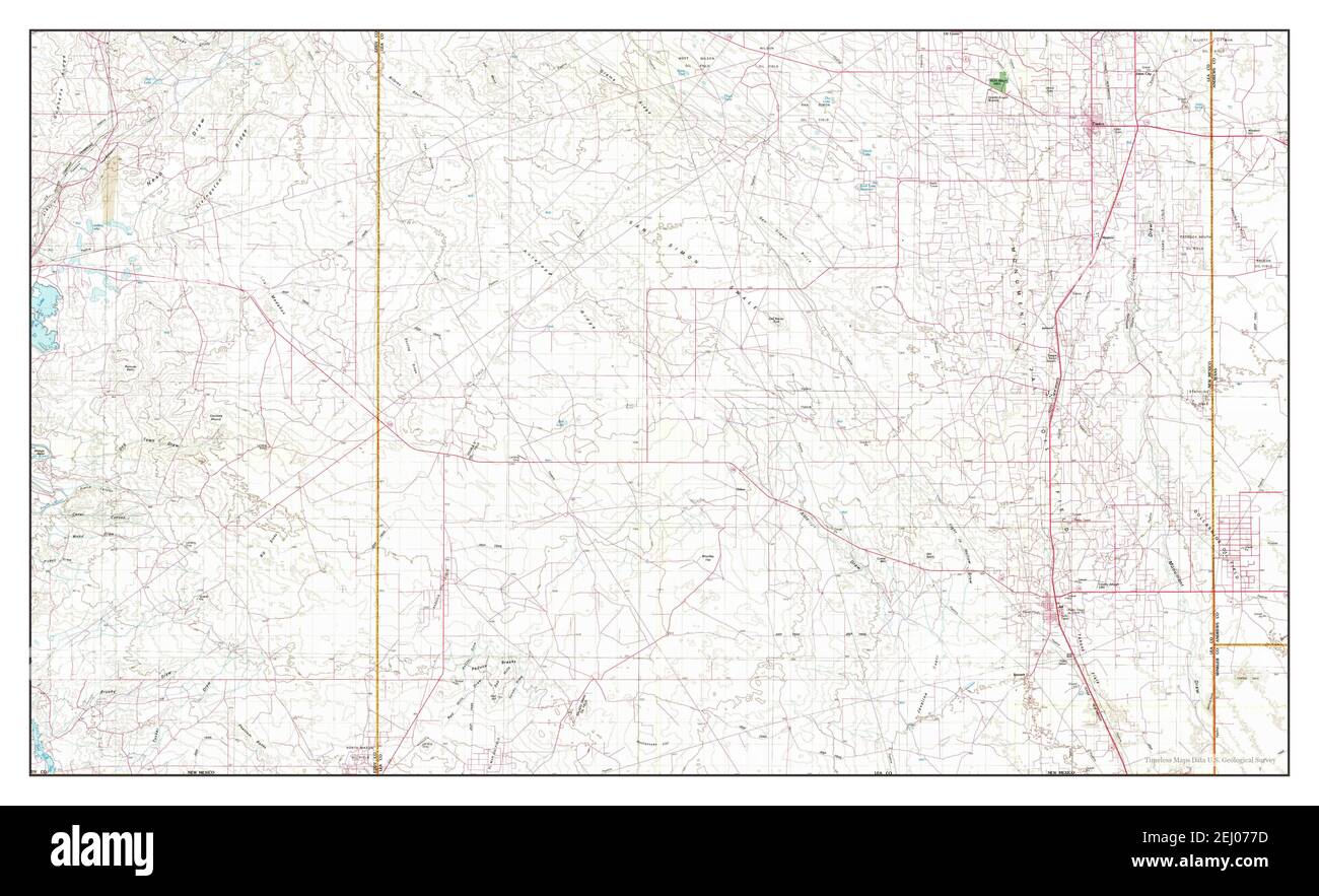 Jal, New Mexico, map 1978, 1:100000, United States of America by Timeless Maps, data U.S 