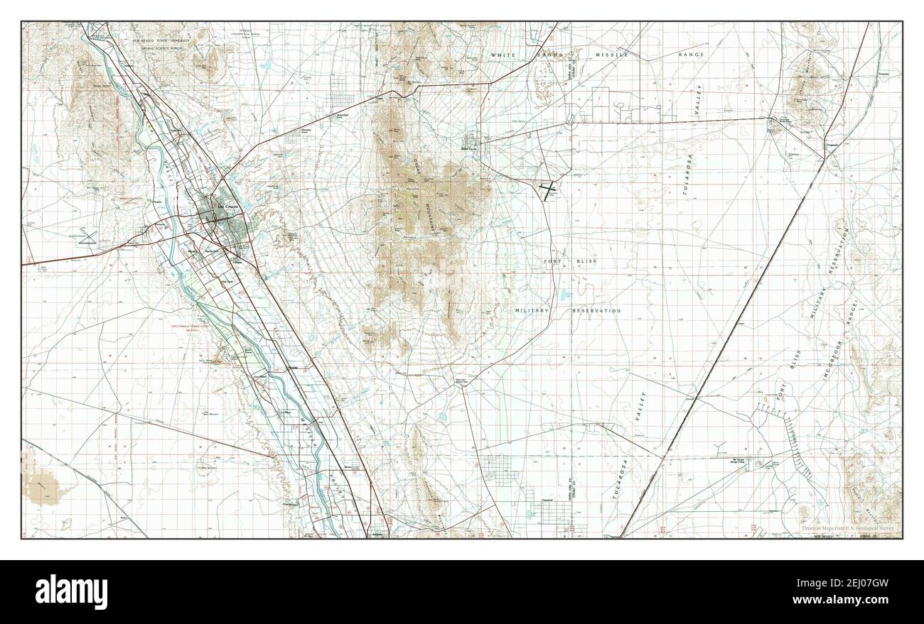 Fort Bliss Range Map