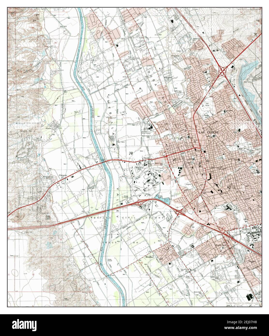 Las cruces new mexico map hires stock photography and images Alamy