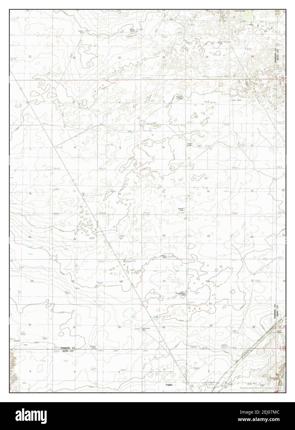 Logan new mexico map hires stock photography and images Alamy