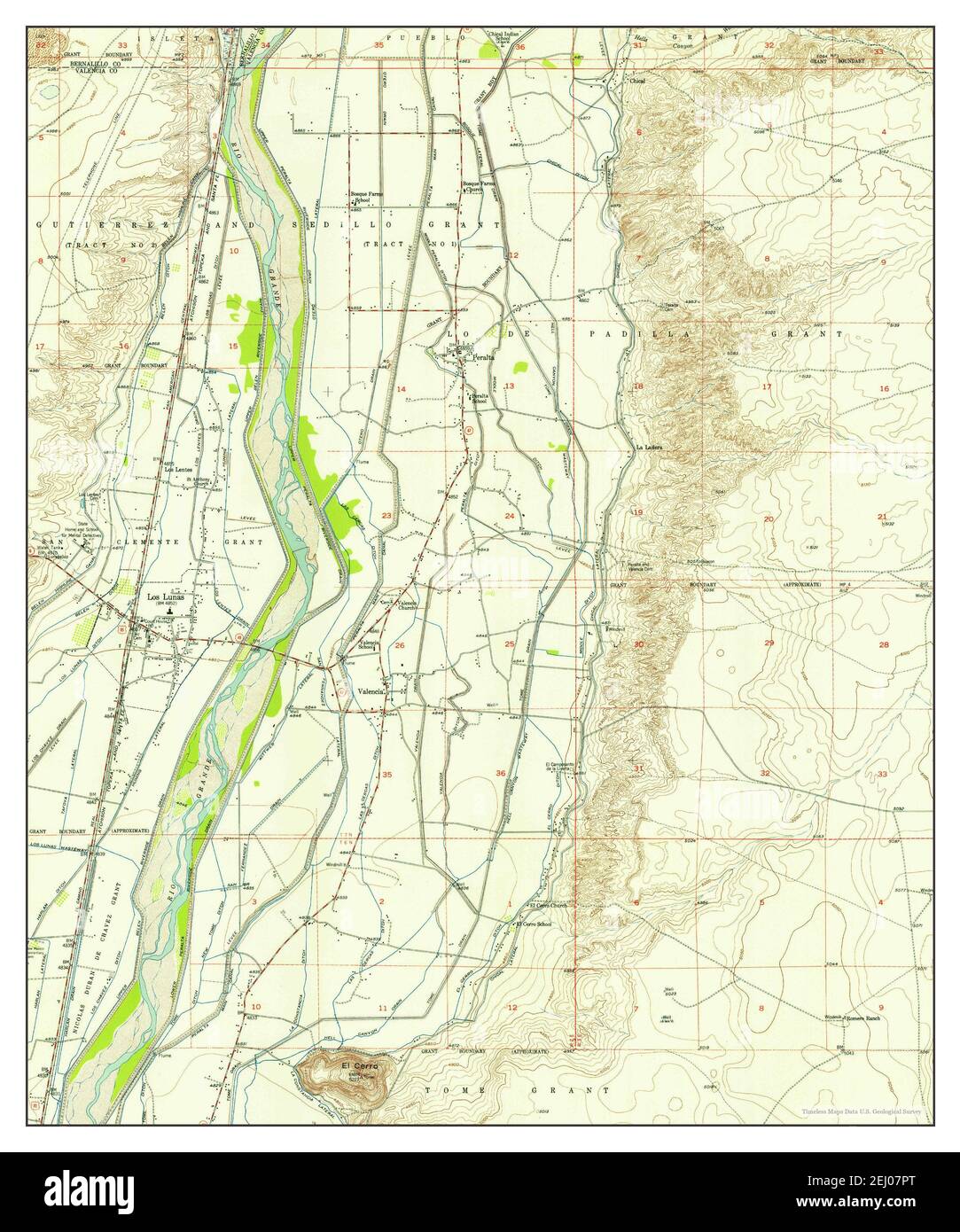Los Lunas Nm Map Los Lunas High Resolution Stock Photography And Images - Alamy