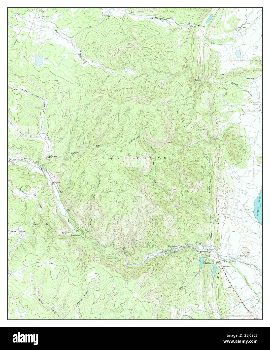 Montezuma, New Mexico, map 1961, 124000, United States of America by