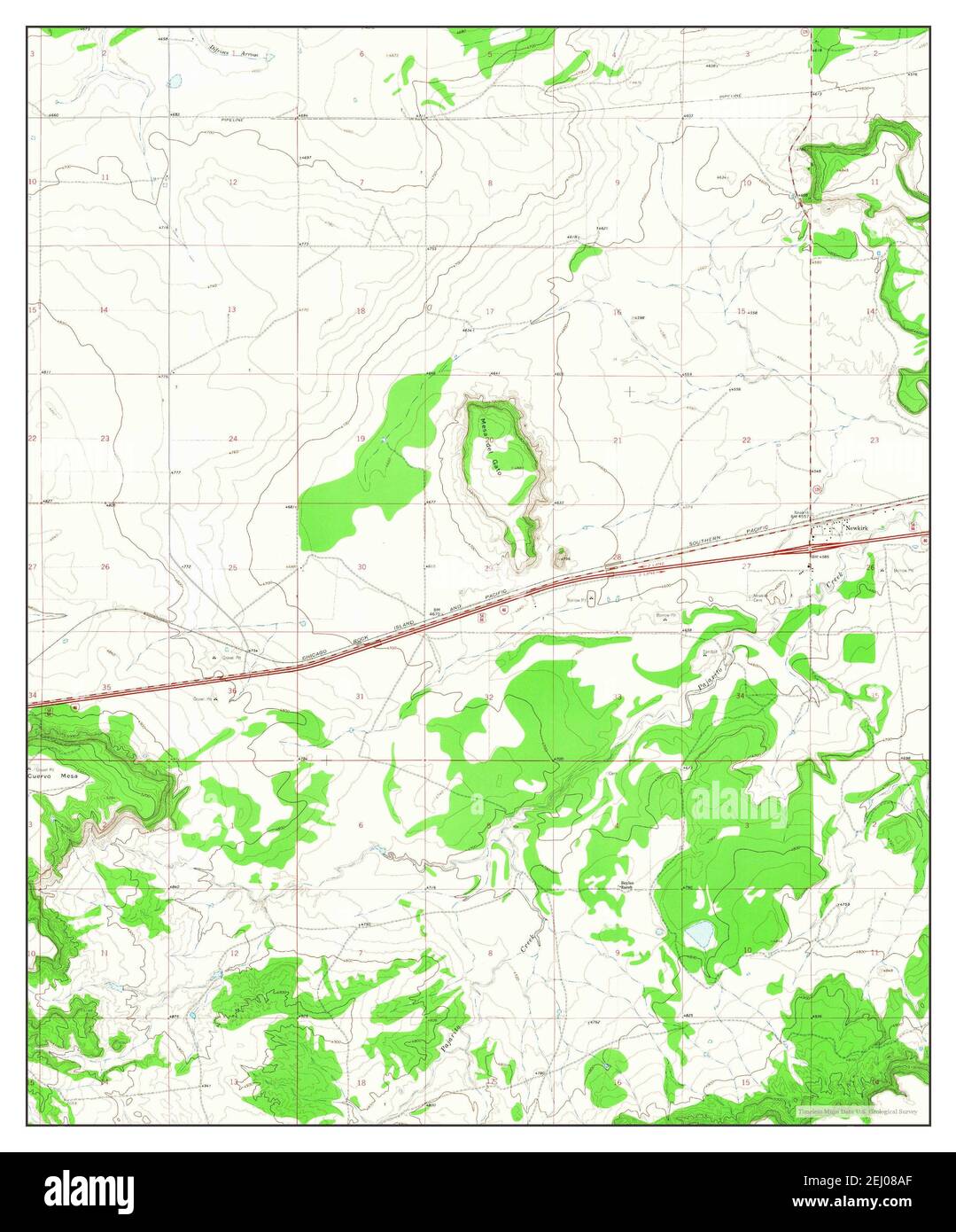 Map of newkirk new mexico hires stock photography and images Alamy