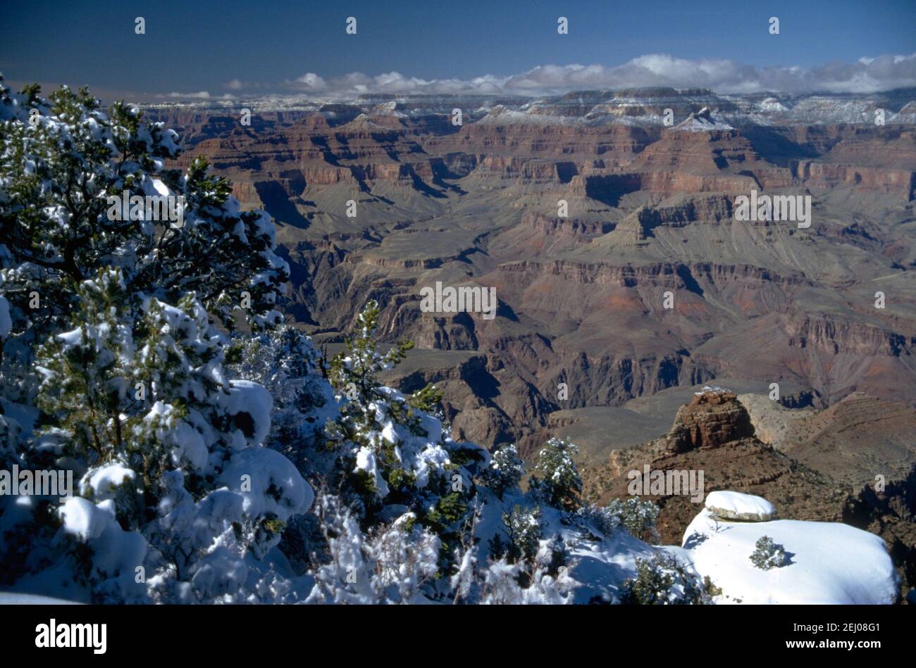 Storm passes at the Grand Canyon Stock Photo - Alamy