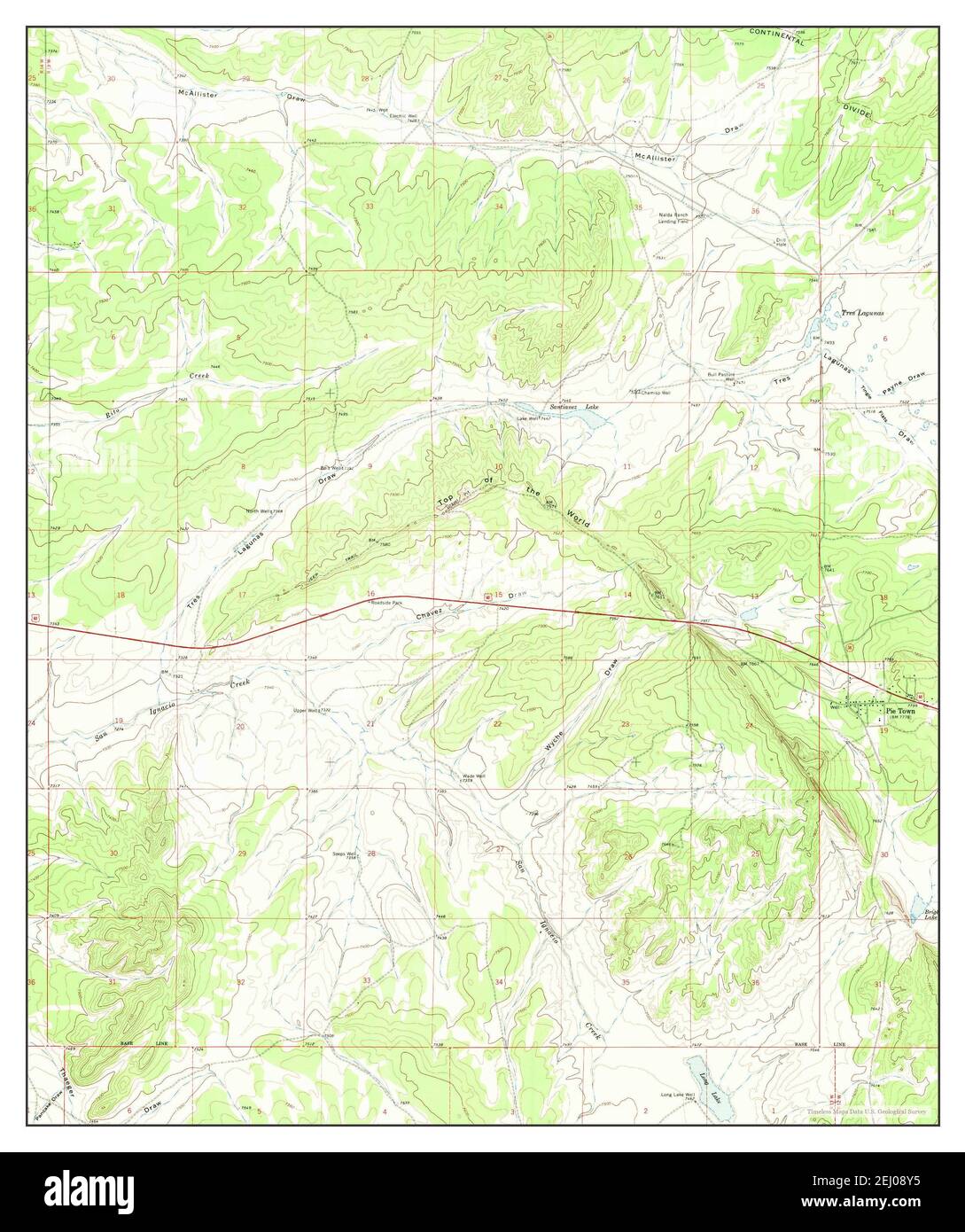 Pie Town New Mexico Map Pie Town, New Mexico Cut Out Stock Images & Pictures - Alamy