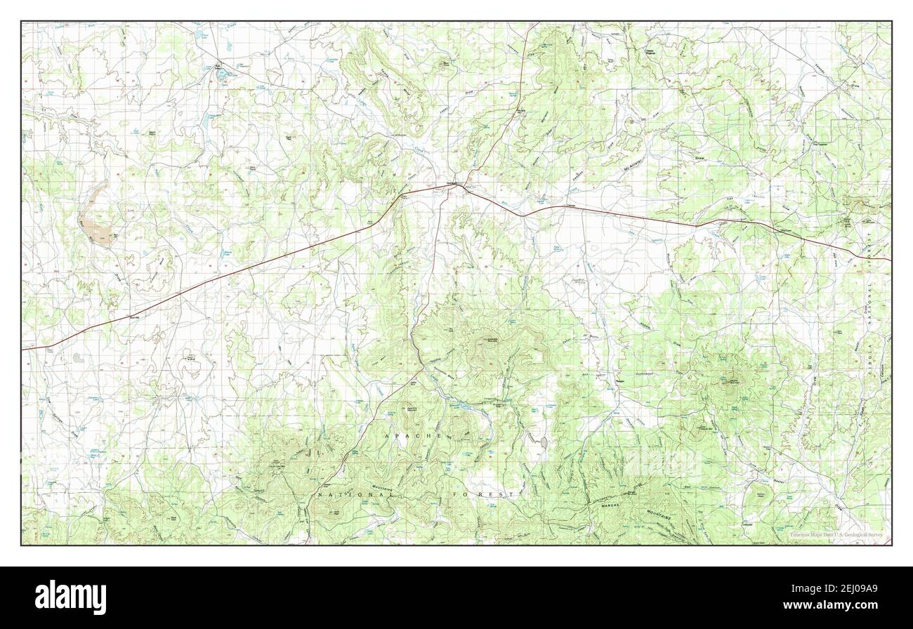Quemado, New Mexico, map 1983, 1100000, United States of America by