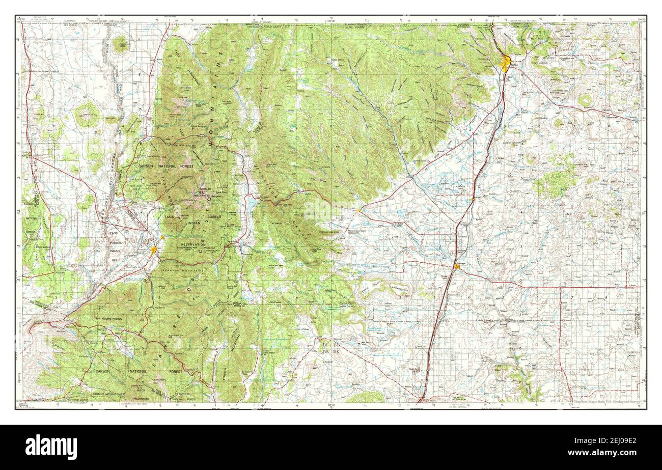 Raton, New Mexico, map 1954, 1250000, United States of America by