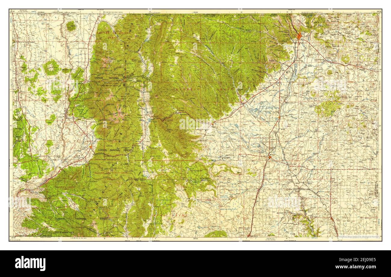 Raton new mexico map hires stock photography and images Alamy