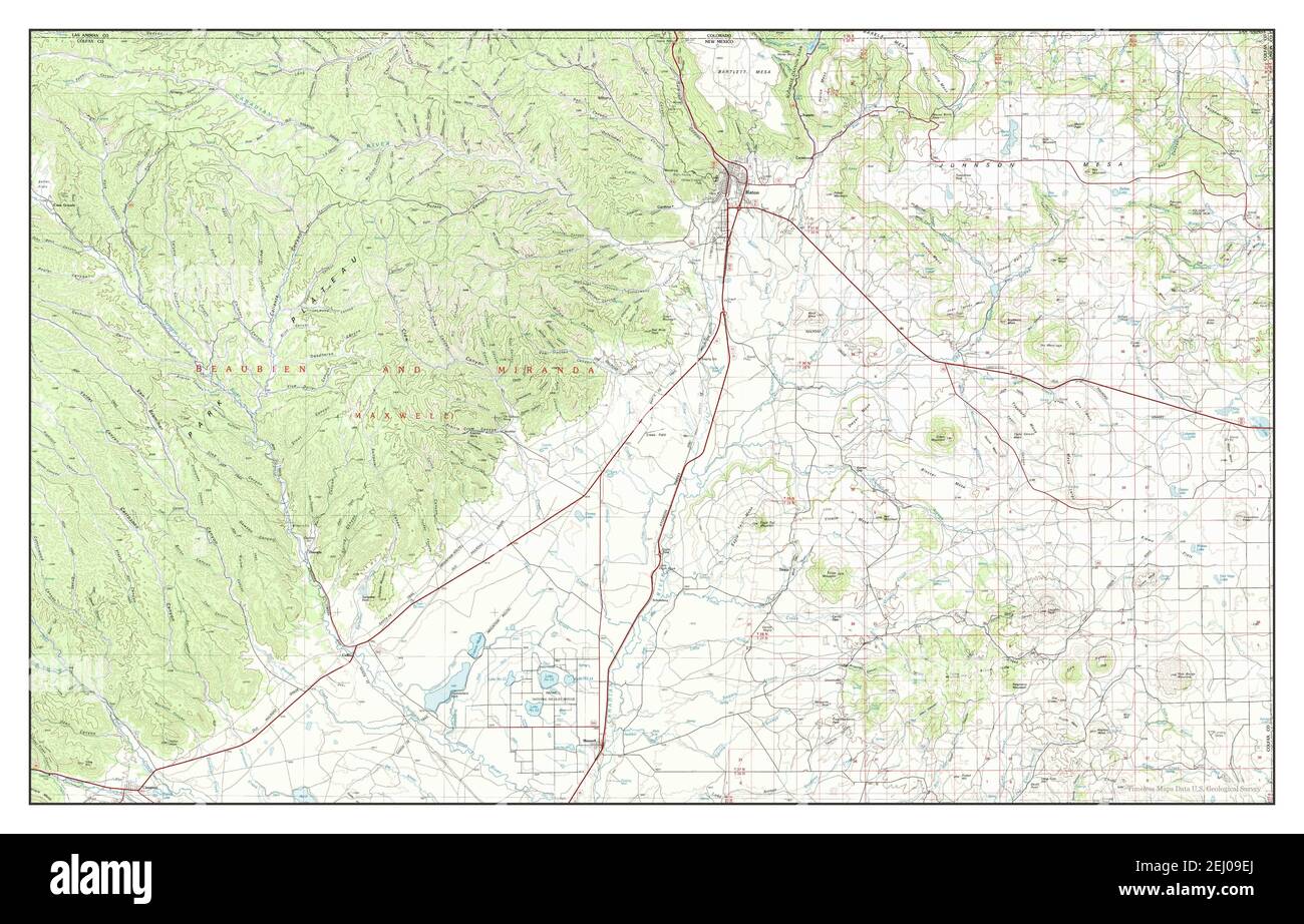 Map of raton new mexico hires stock photography and images Alamy