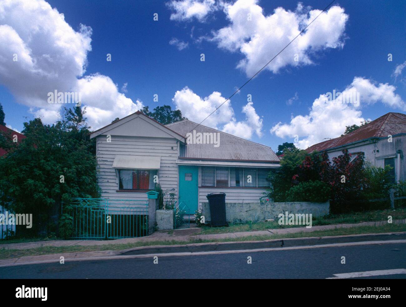 Brisbane Australia Queensland House In The Suburbs Stock Photo