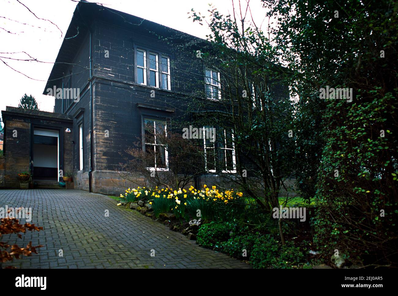Glasgow Scotland Victoria Circus Stone House Stock Photo Alamy