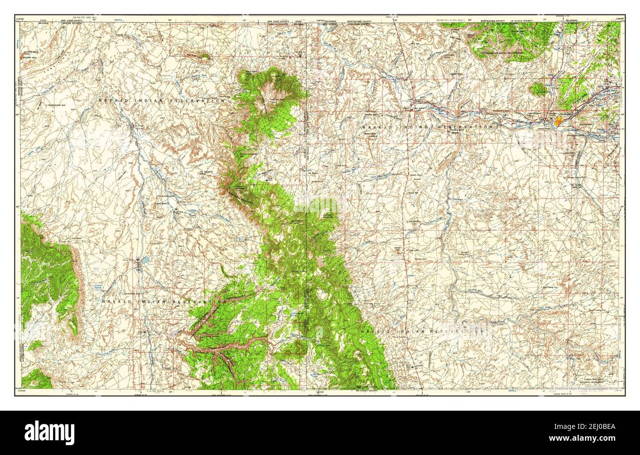 Shiprock, New Mexico, map 1959, 1250000, United States of America by
