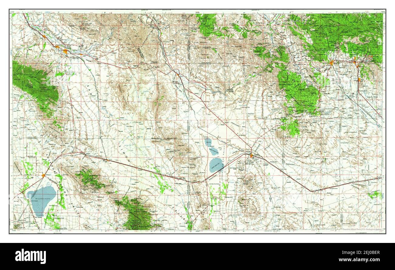 Silver City, New Mexico, map 1958, 1250000, United States of America