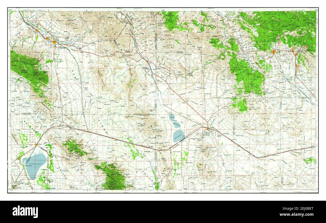 Silver City, New Mexico, map 1962, 1250000, United States of America