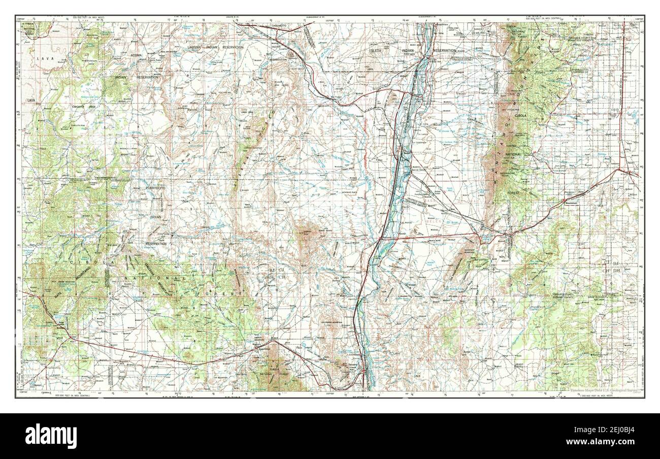 Old map of new mexico Cut Out Stock Images & Pictures Alamy
