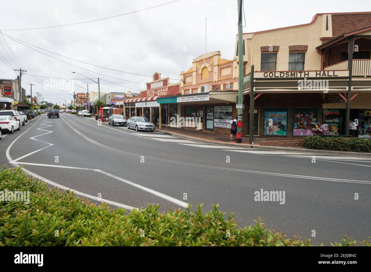 River Street, MacLean, New South Wales, Australia. Stock Photo