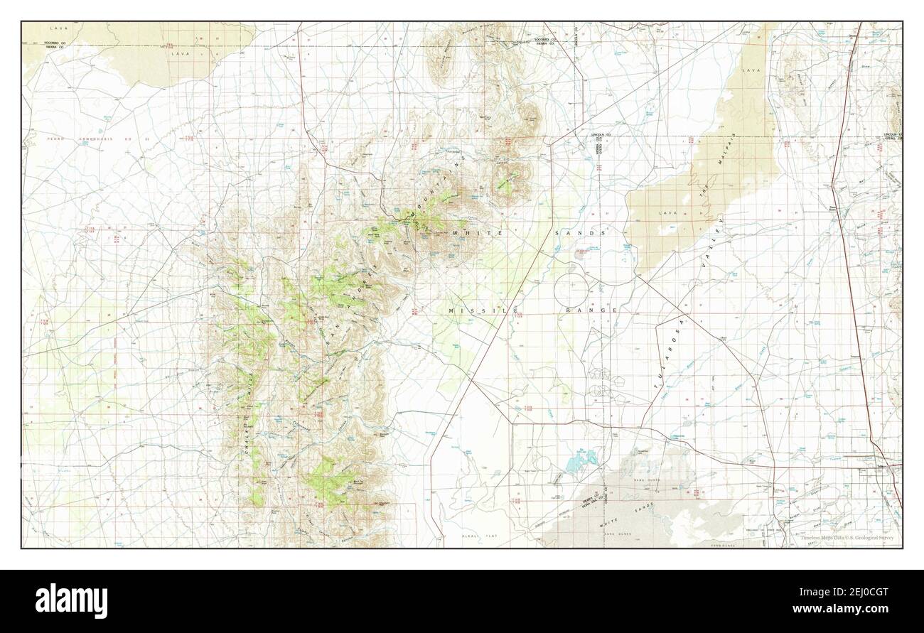 Map of tularosa new mexico hires stock photography and images Alamy