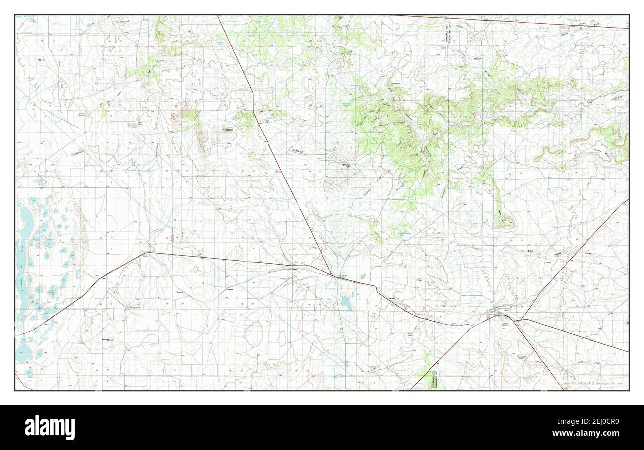 Vaughn new mexico map Cut Out Stock Images & Pictures Alamy