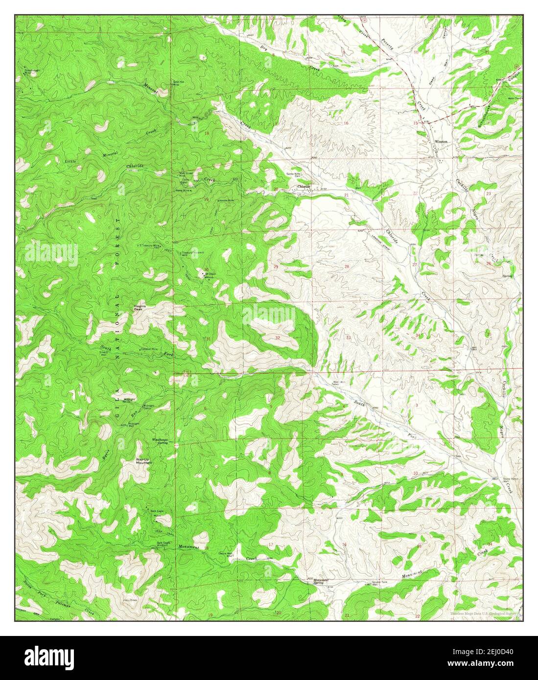 Winston New Mexico Map Winston, New Mexico, Map 1965, 1:24000, United States Of America By  Timeless Maps, Data U.s. Geological Survey Stock Photo - Alamy