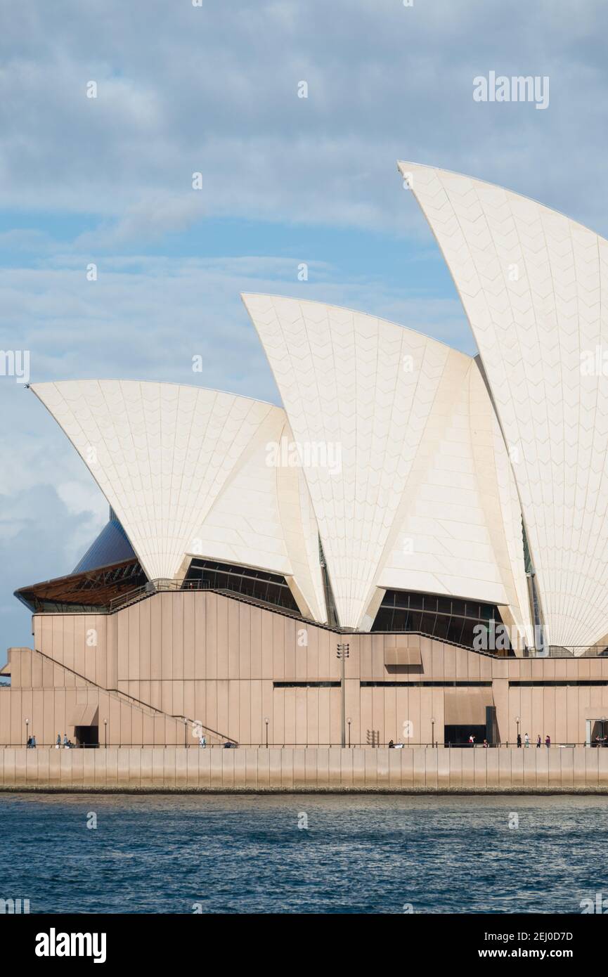The Sydney Opera House, Bennelong Point, Sydney, New South Wales, Australia. Stock Photo