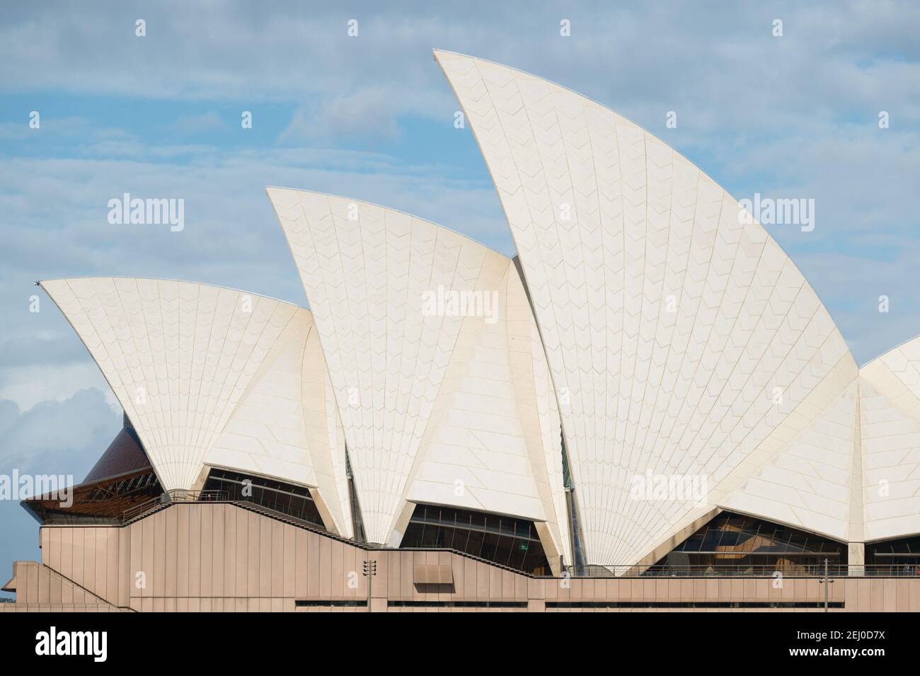 The Sydney Opera House, Bennelong Point, Sydney, New South Wales, Australia. Stock Photo