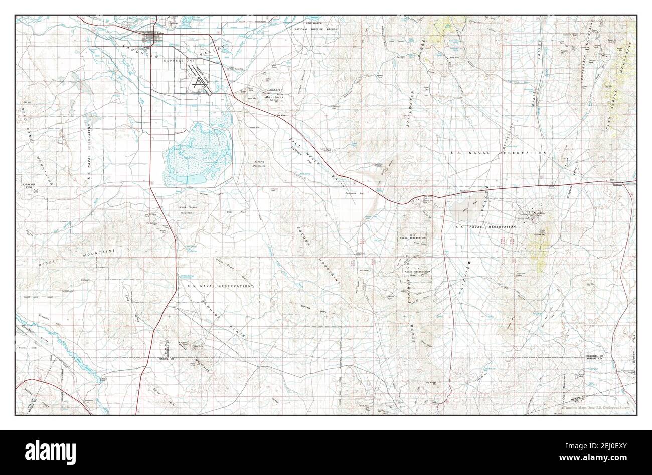 Map of fallon Cut Out Stock Images & Pictures Alamy