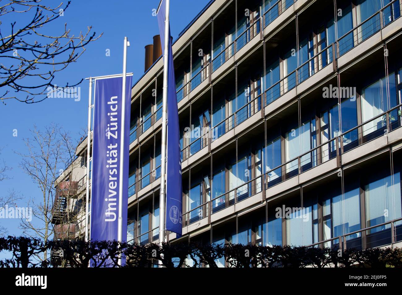 University of Zurich UZH, campus Irchel. Photo taken February 20th