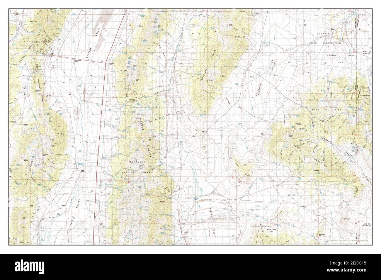 Kern county map hi-res stock photography and images - Alamy