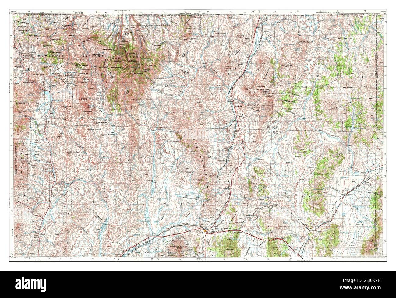 Old map nevada Cut Out Stock Images & Pictures Alamy