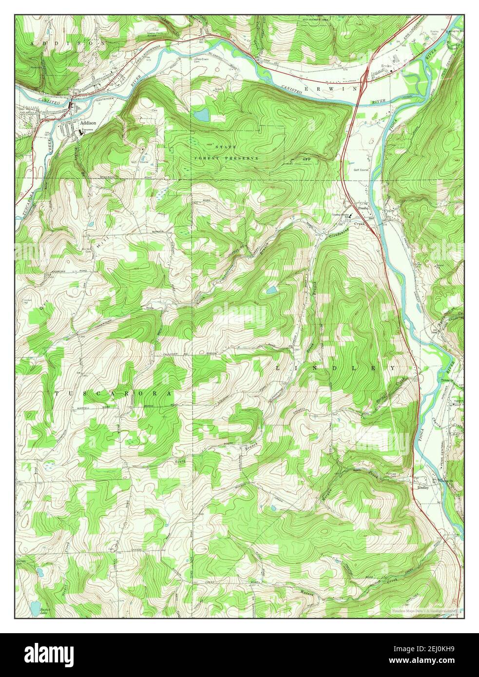 Addison, New York, map 1969, 124000, United States of America by Timeless Maps, data U.S