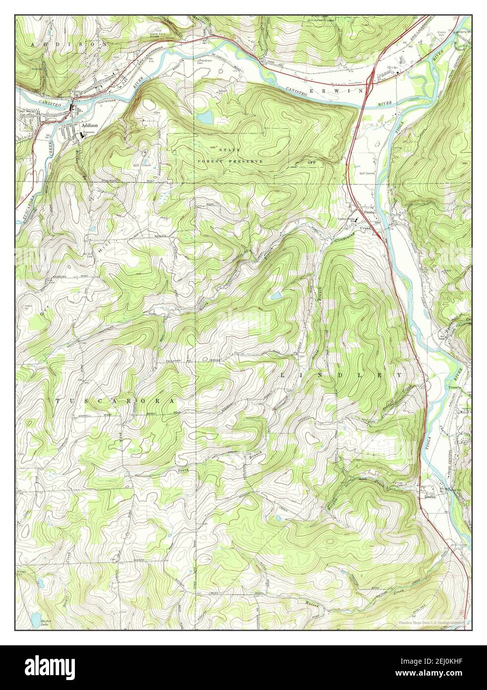 Addison, New York, map 1969, 124000, United States of America by Timeless Maps, data U.S