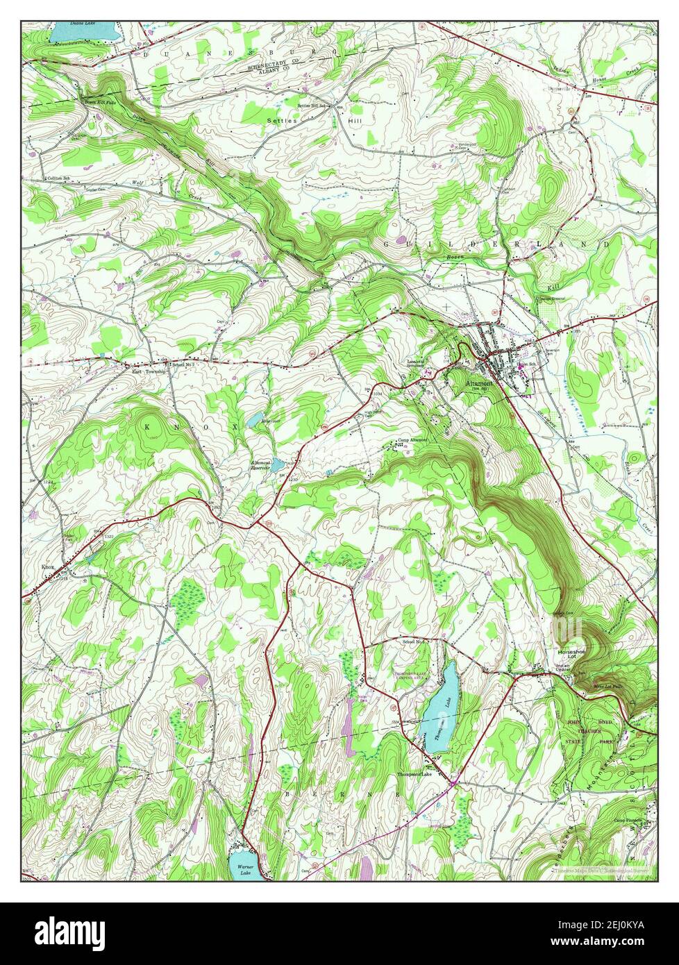 Altamont, New York, map 1944, 1:24000, United States of America by ...