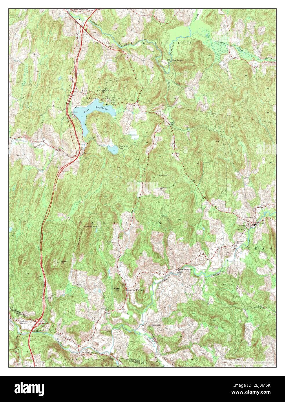 Ancram, New York, map 1960, 124000, United States of America by Timeless Maps, data U.S