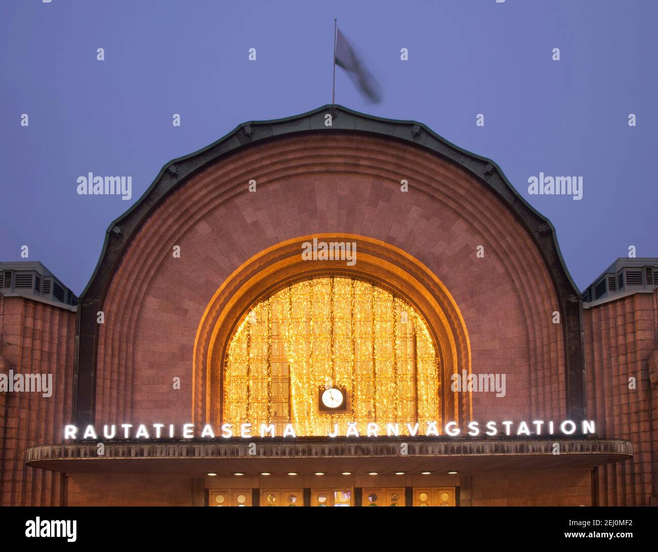 Helsinki Central railway station. Finland Stock Photo Alamy