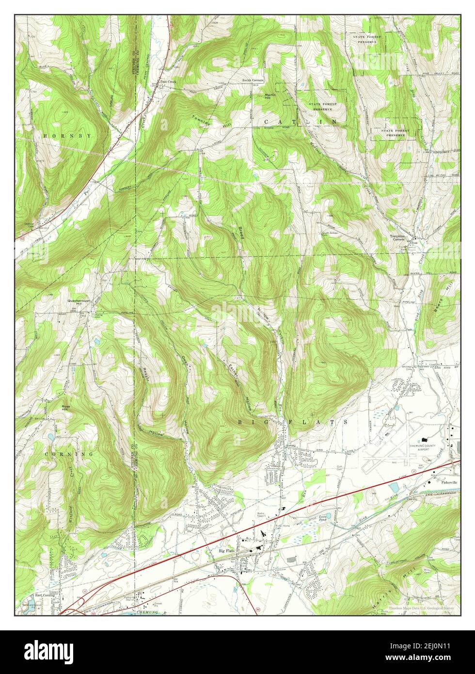 Big Flats New York map 1969 - Big Flats New York Map 1969 124000 United States Of America By Timeless Maps Data Us Geological Survey 2EJ0N11