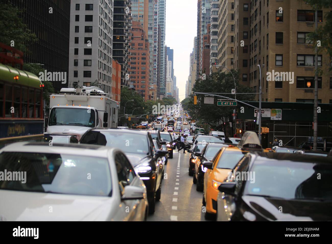new york traffic jam Stock Photo Alamy