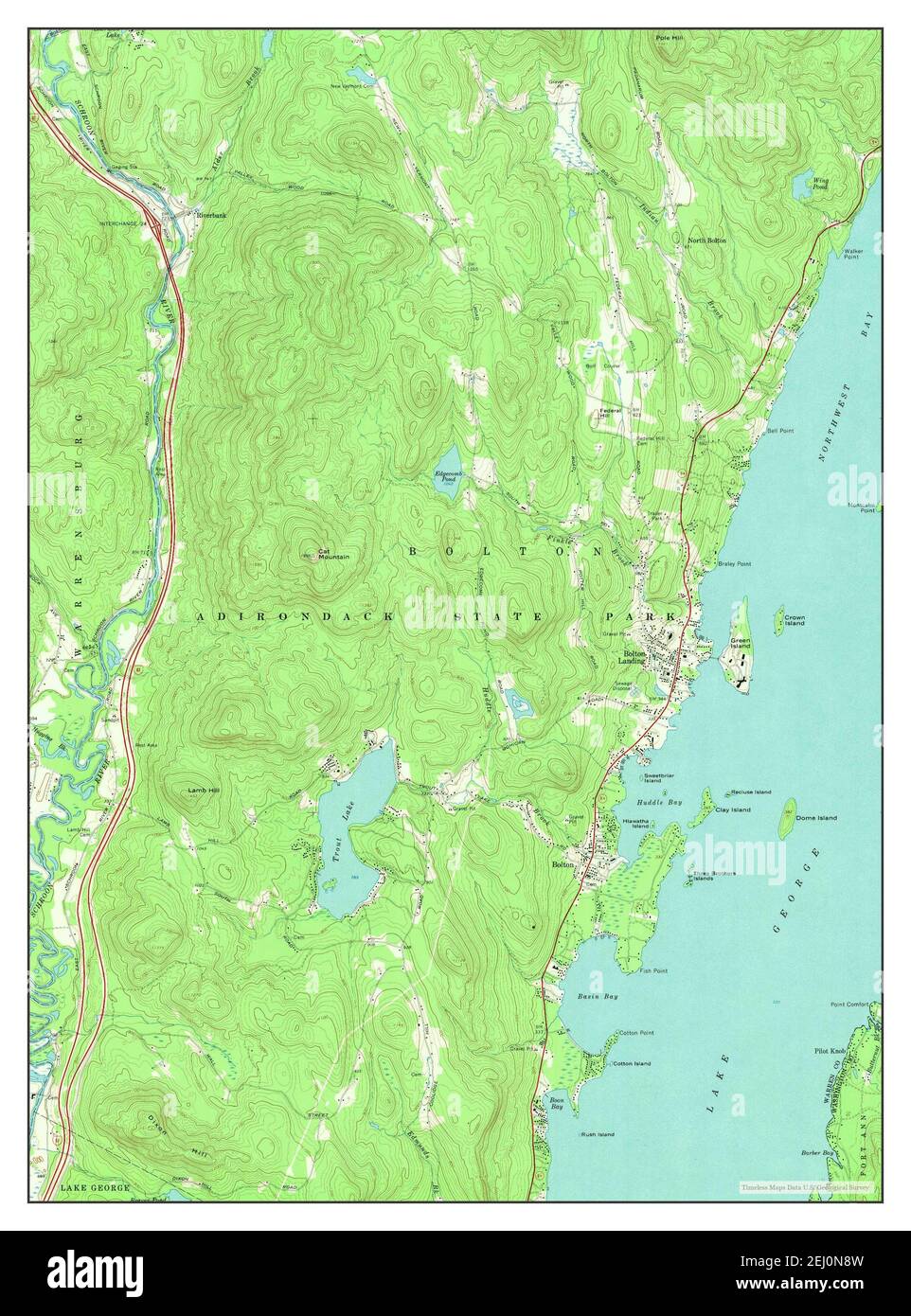 Map of bolton landing hires stock photography and images Alamy