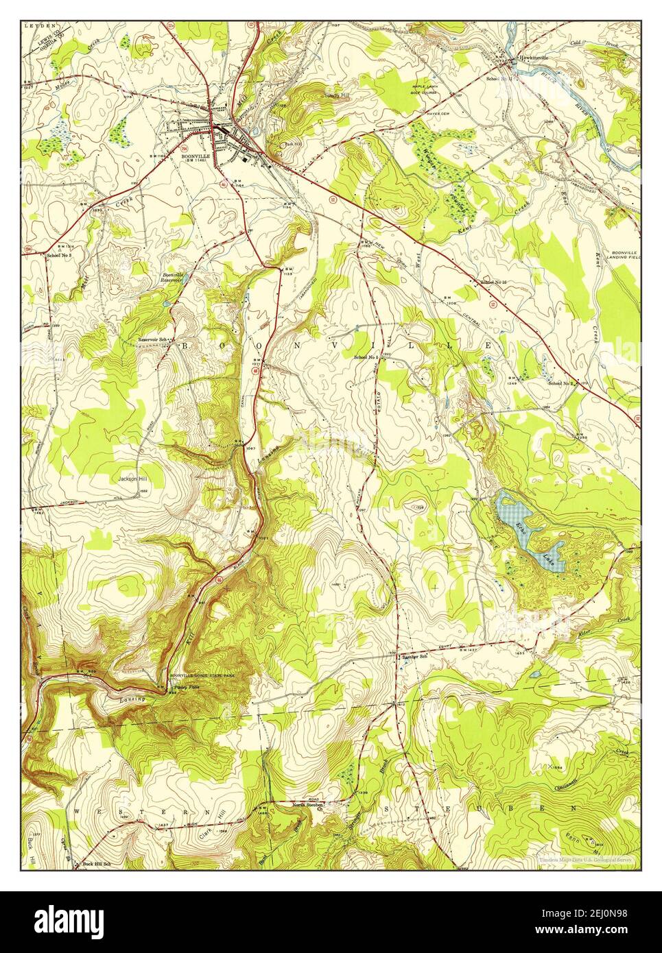 Map of boonville hires stock photography and images Alamy