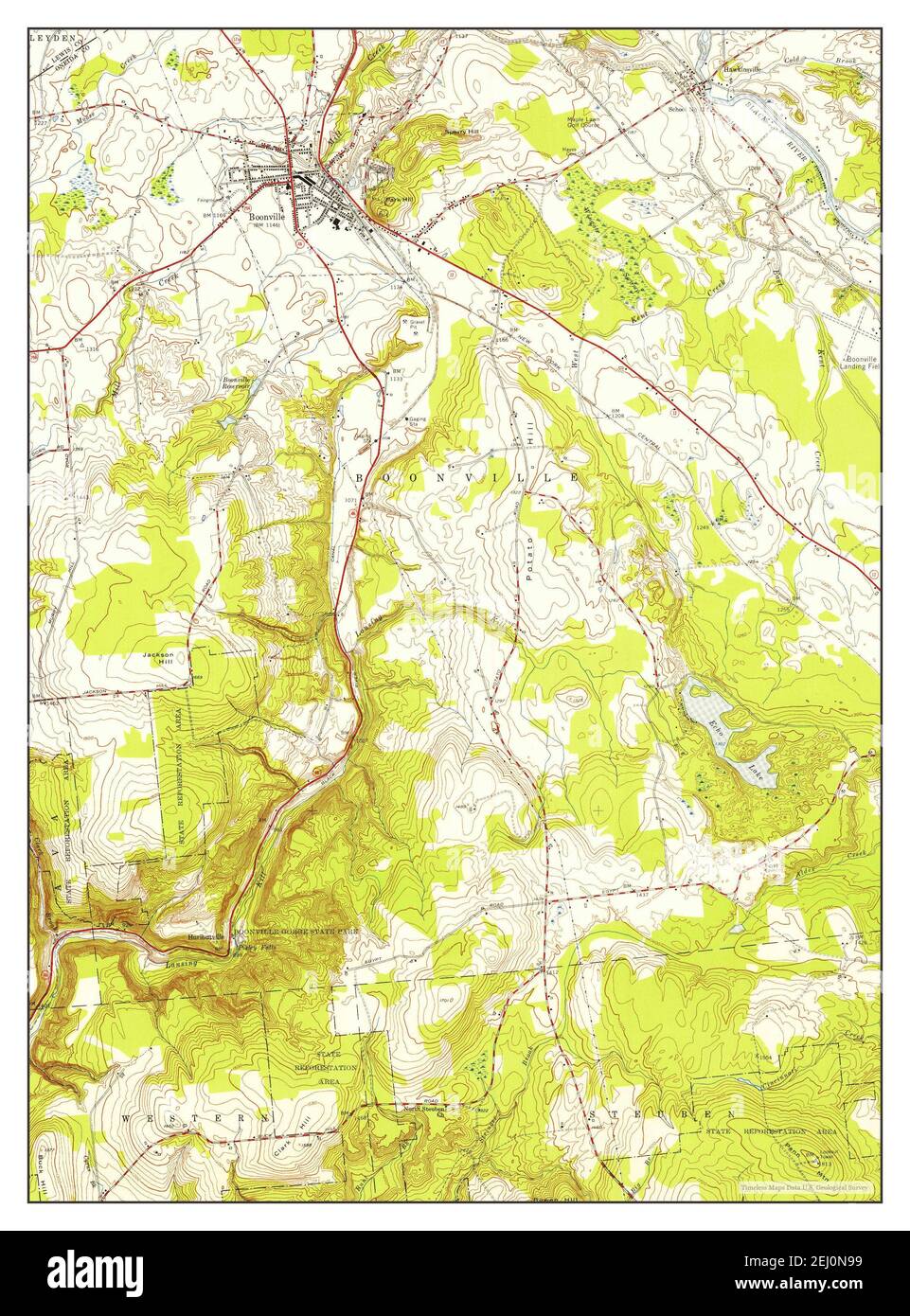 Map of boonville new york hires stock photography and images Alamy