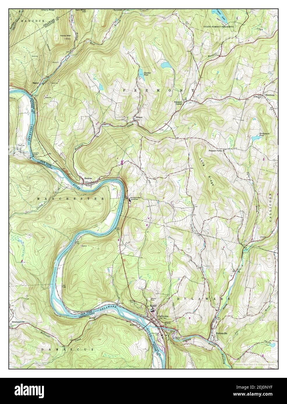 Callicoon new york map Cut Out Stock Images & Pictures Alamy