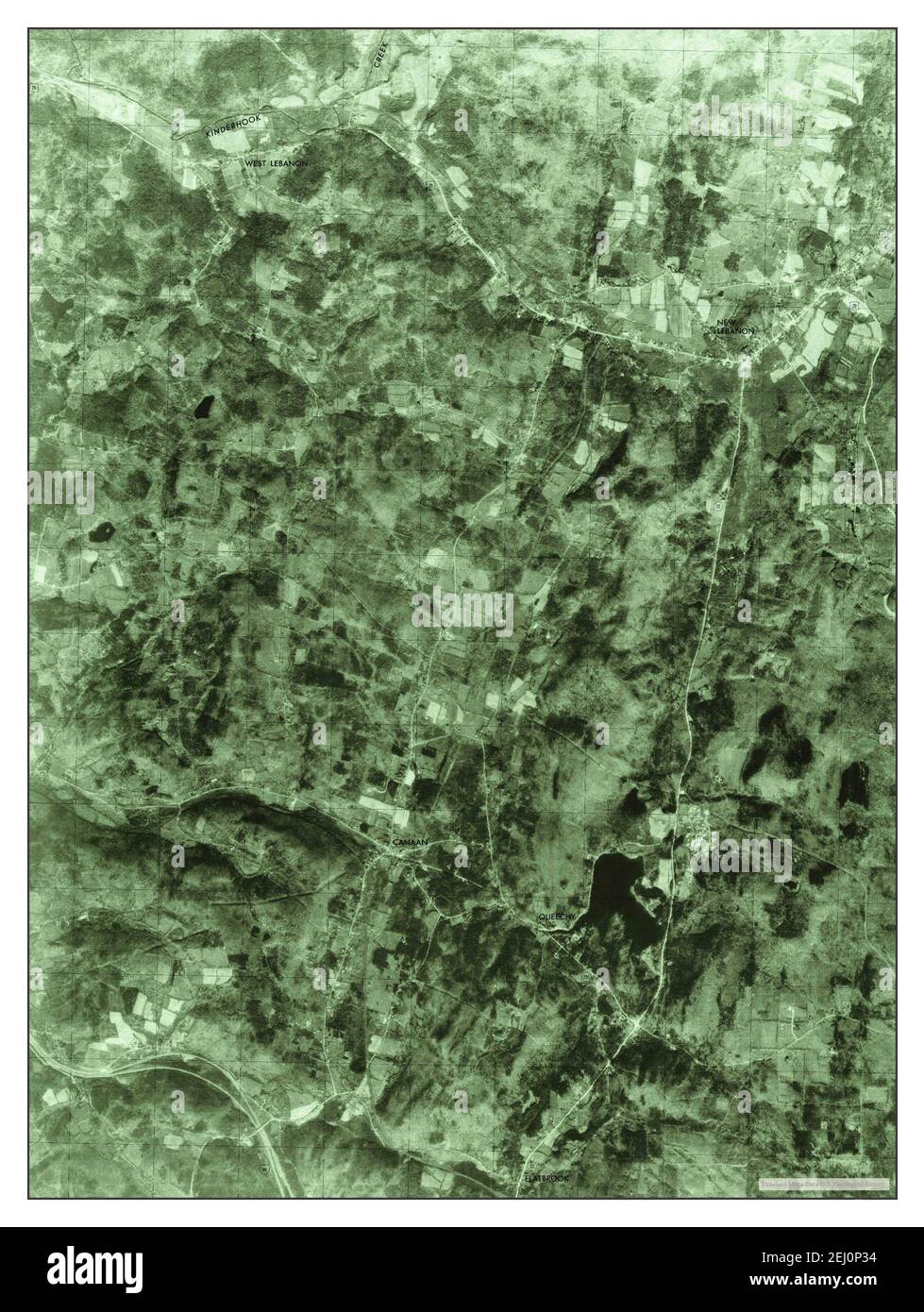 Canaan, New York, map 1975, 125000, United States of America by
