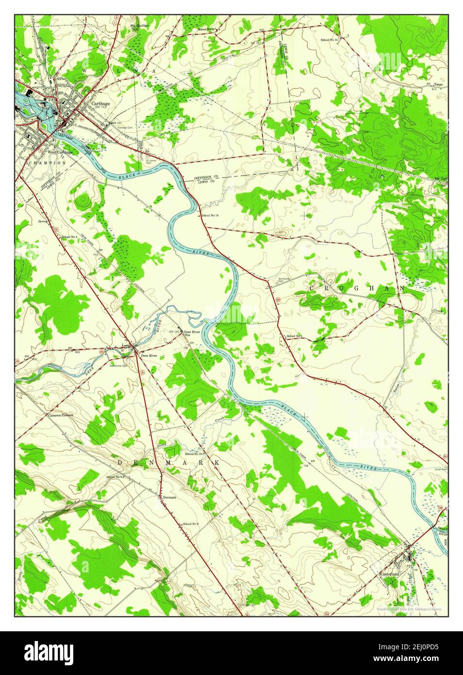 Carthage historic map Cut Out Stock Images & Pictures Alamy