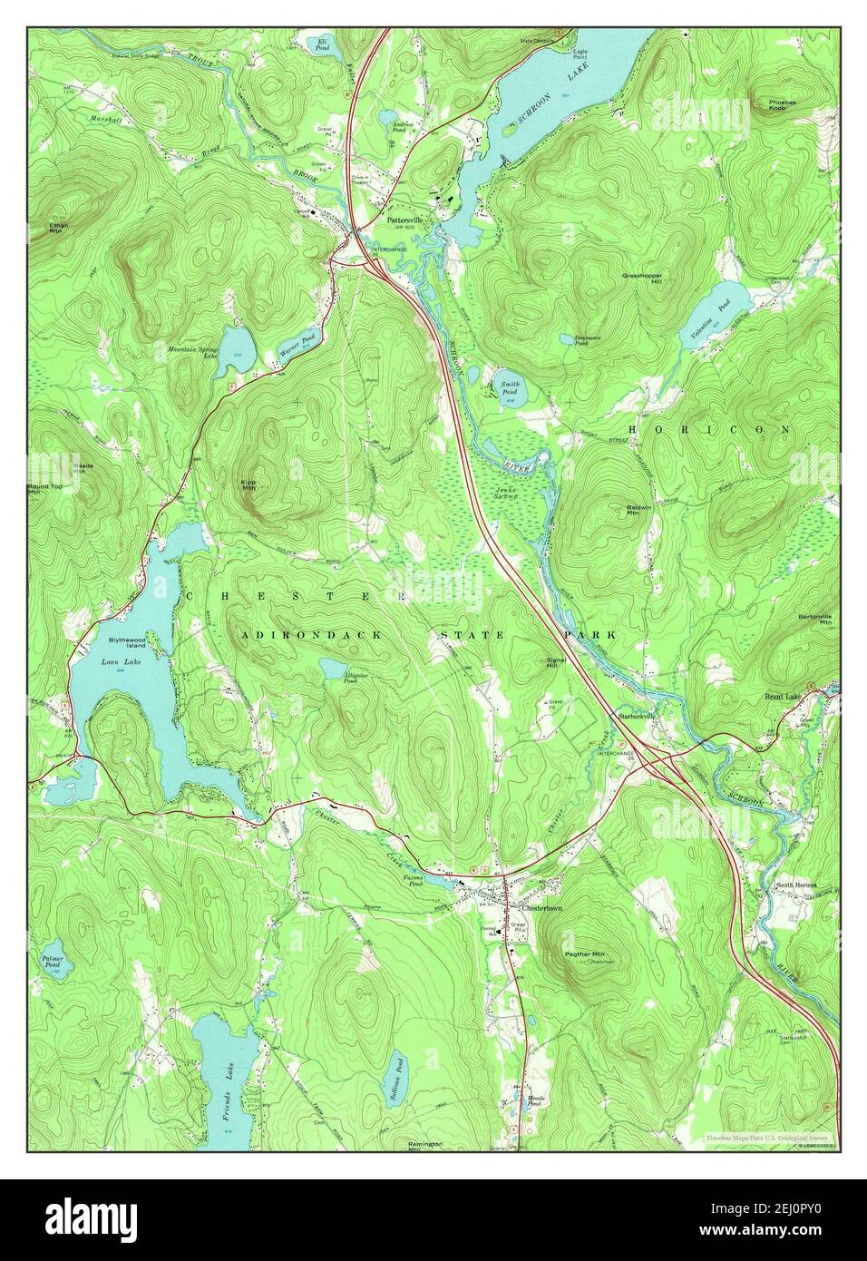 Map of chestertown new york hires stock photography and images Alamy