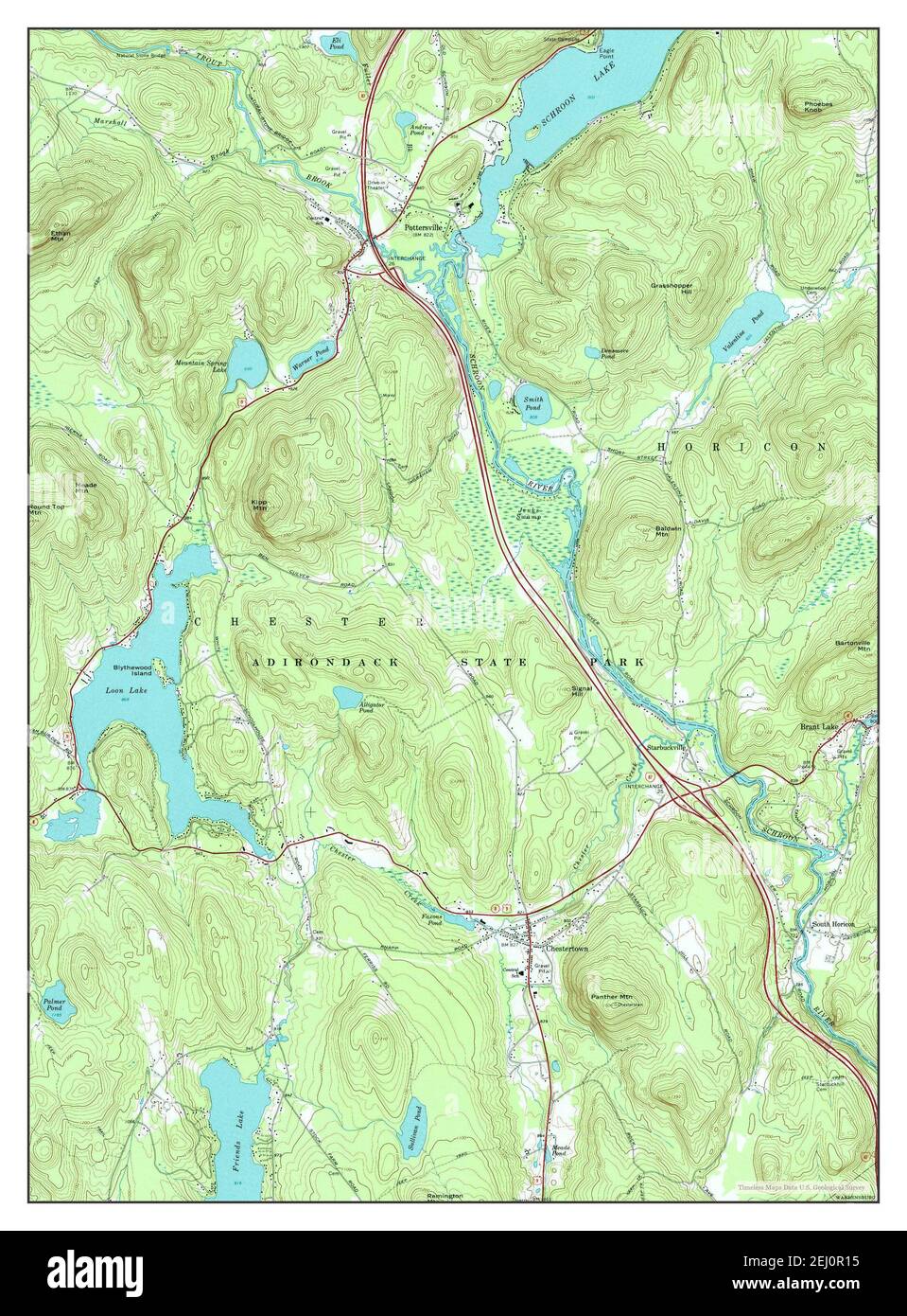 Chestertown new york map hires stock photography and images Alamy