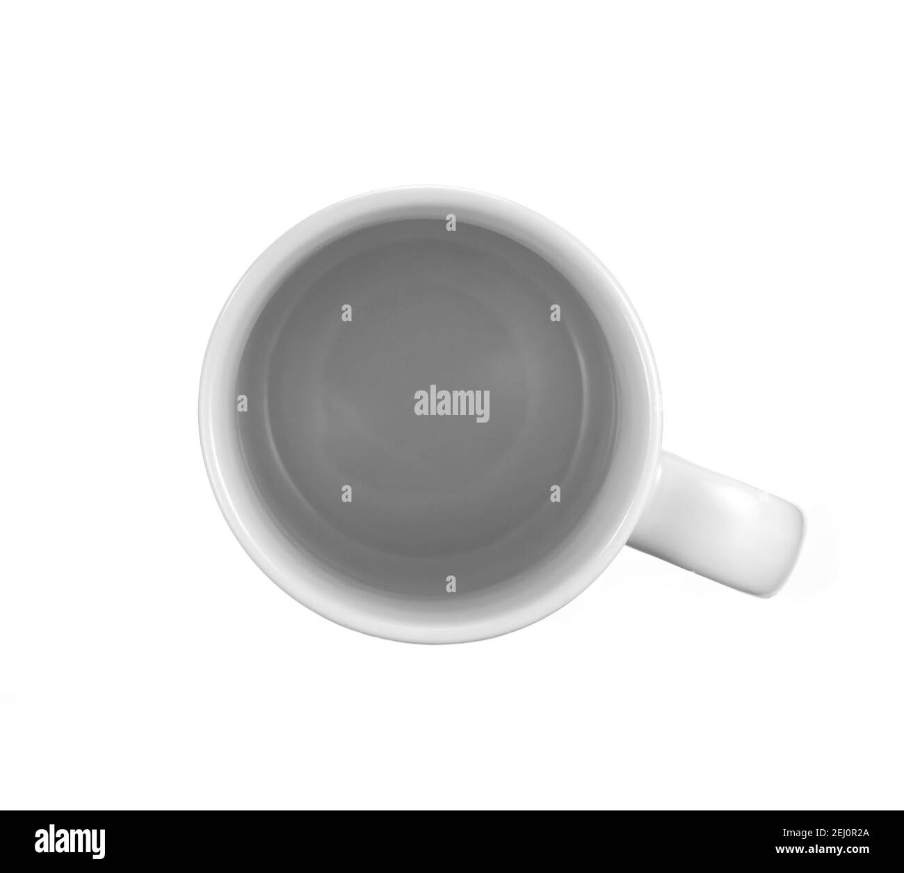 White Empty coffee cup or coffee mug isolated on white background Stock