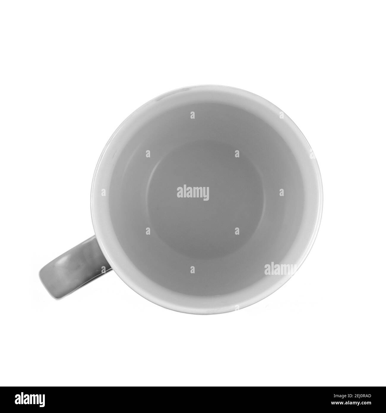Gray Empty coffee cup or coffee mug isolated on white background Stock ...