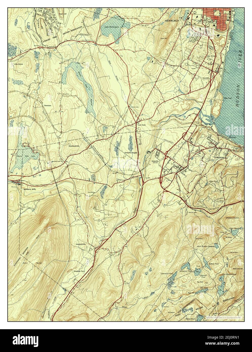 Cornwall, New York, map 1947, 1:24000, United States of America by 