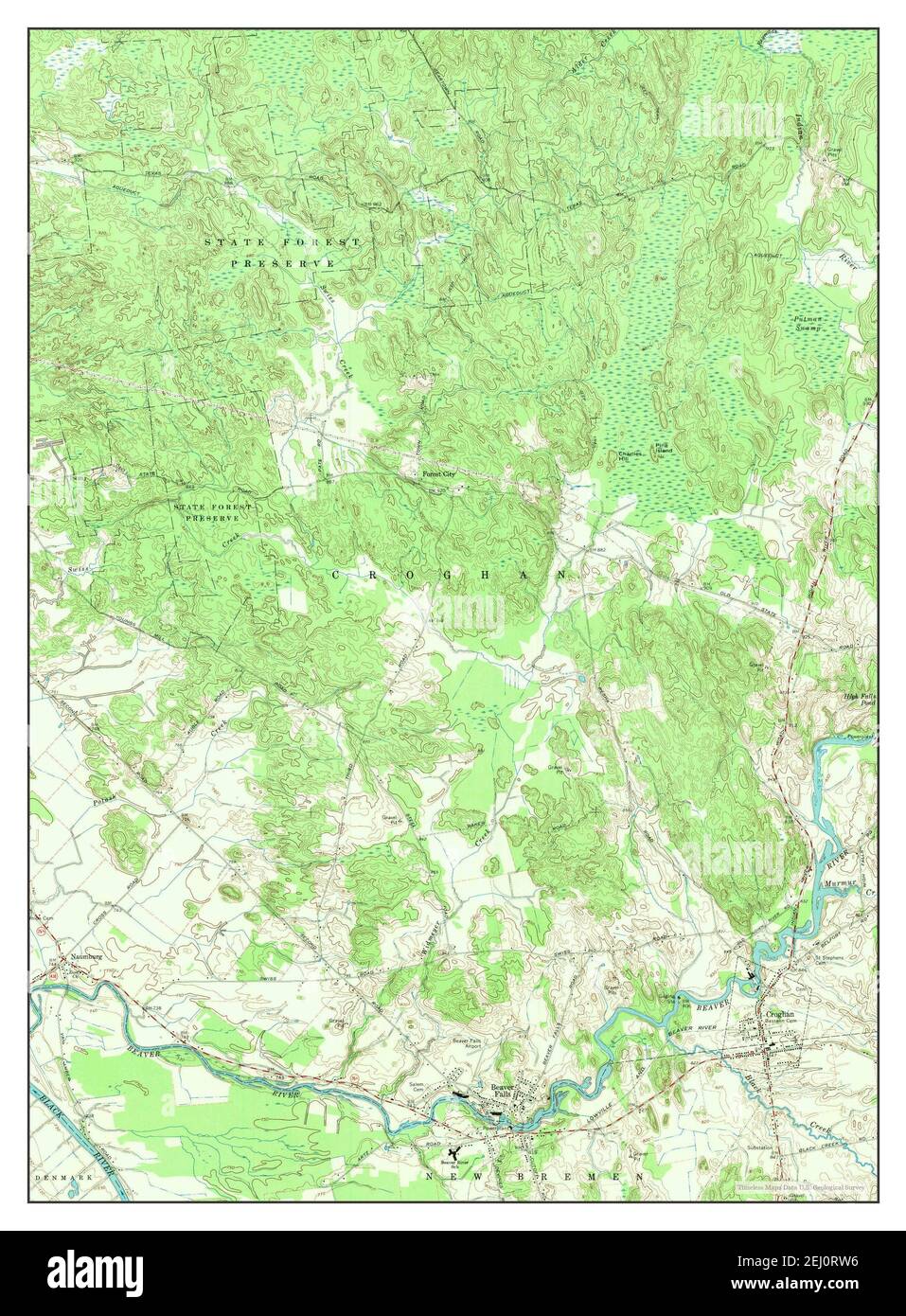 Croghan new york map Cut Out Stock Images & Pictures Alamy